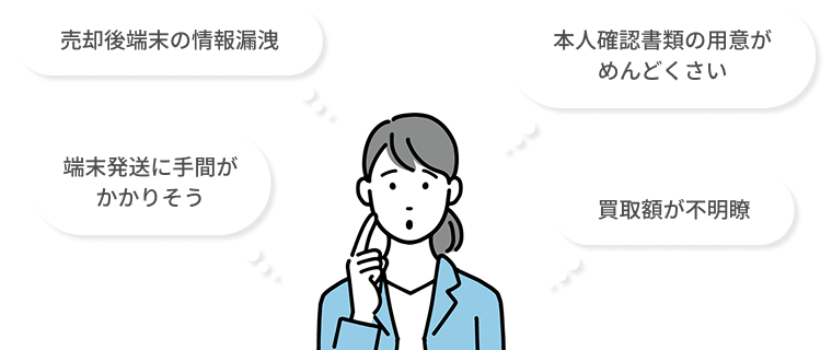 買取の心配事