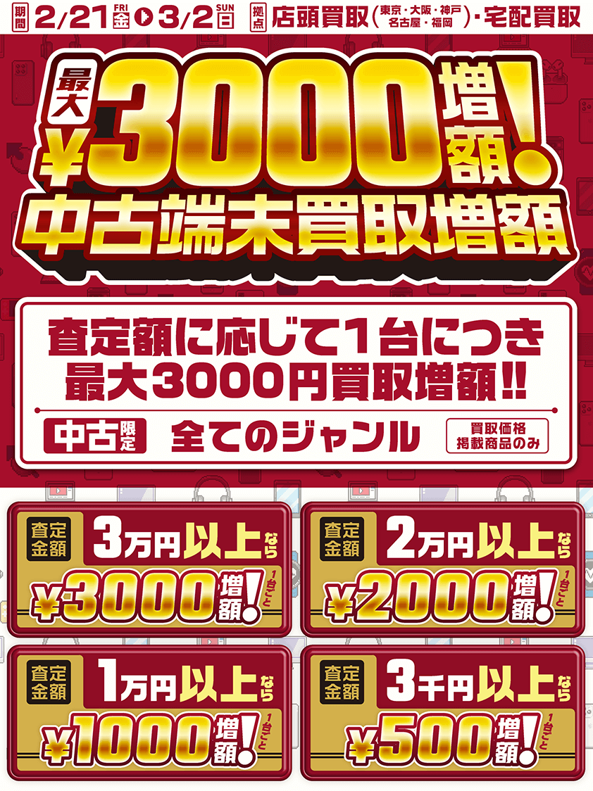 中野サンモール店オープン記念協賛キャンペーン