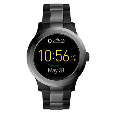 Fossil Q Founder GEN 2 ジェネレーション2 46mm FTW2117 ブラック、グレー/ツートーンステンレススティール FTW2117