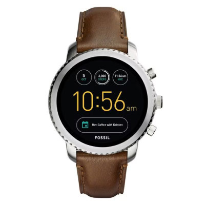 Fossil Q Explorist GEN 3 ジェネレーション3 46mm FTW4003 シルバー/ブラウンレザー