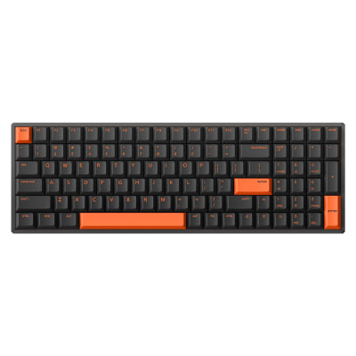IQUNIX F97 Black Tangerine RGB Wireless Mechanical Keyboard [英語配列/有線/無線/USB/2.4Ghz/Bluetooth]