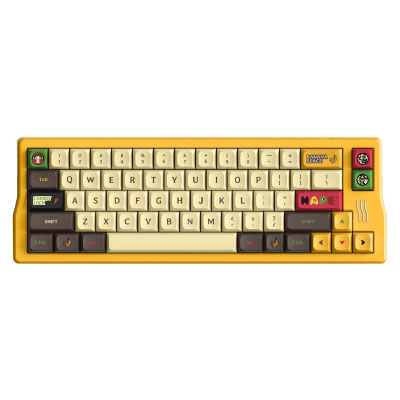 IQUNIX Q66 Happy Ape RGB Wireless Mechanical Keyboard [英語配列/有線/無線/USB/2.4Ghz/Bluetooth]