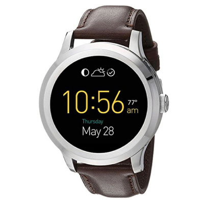 Fossil Q Founder GEN 2 ジェネレーション2 46mm FTW2119 シルバー/ダークブラウンレザー