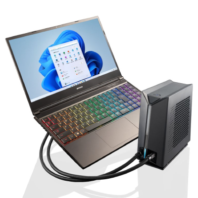 MouseComputer G-Tune H5-LC 2206H5-LC-ADLABW11 外付水冷BOX搭載 [15.6型 Core i9 32GB 1TB RTX3070Ti 2022年]