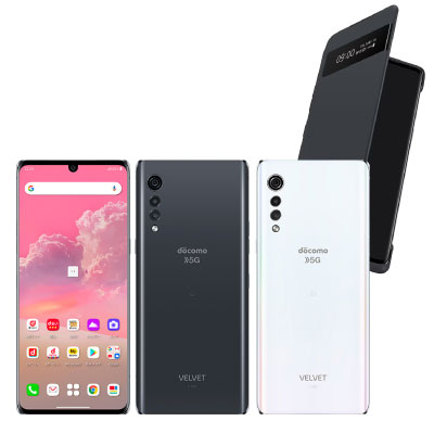 LG VELVET L-52A LGデュアルスクリーン付 SIMロック解除済