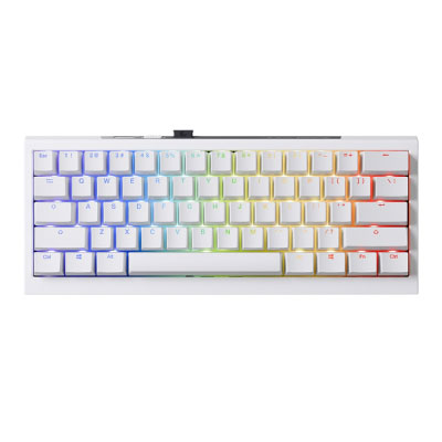 Ducky One X Mini Wireless 60％ Rapid Trigger Analog Inductive Keyboard White [英語配列/有線]